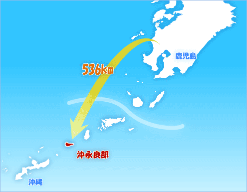 沖永良部の位置